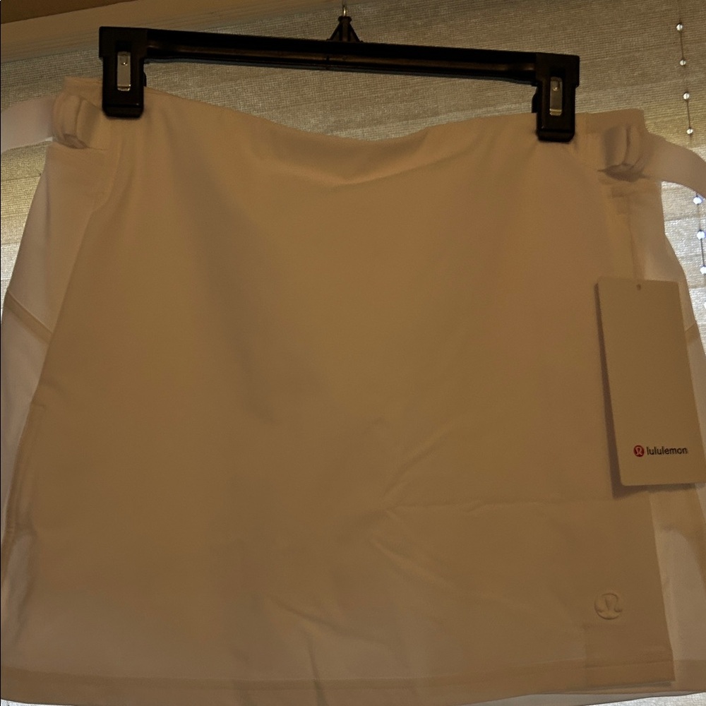 Lululemon White Athletic Skort